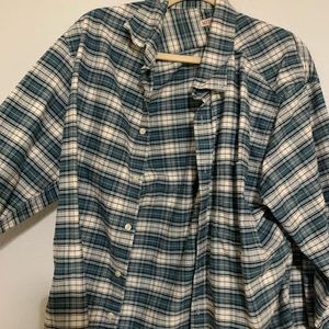 Blue Plaid Button Up